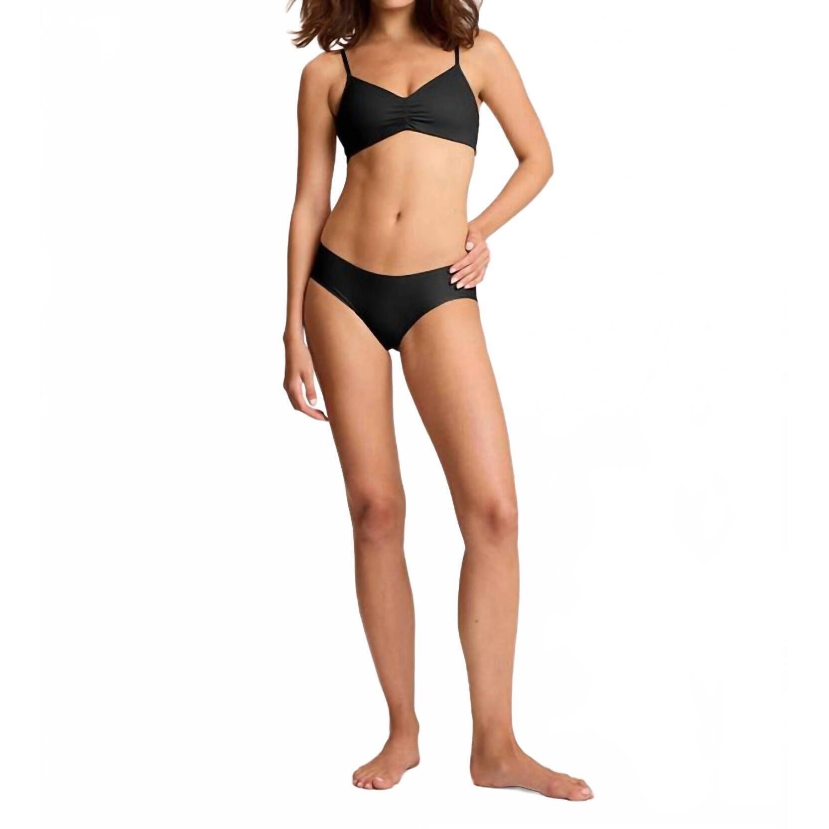 New Commando Cotton Bralette In Black
